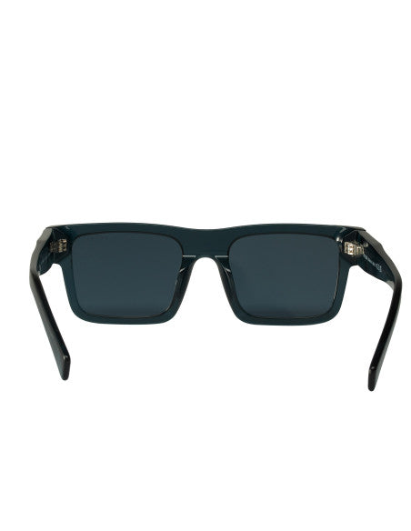 Prada SPR 19WS 08Q-420 Square Shape Crystal Blue