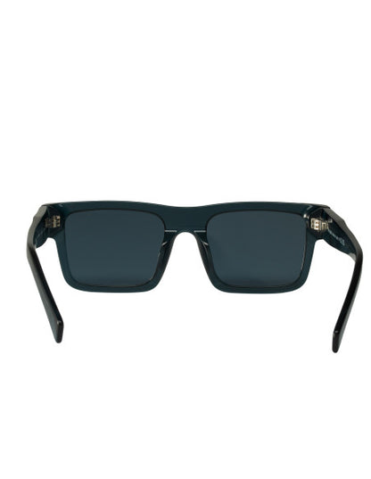 Prada SPR 19WS 08Q-420 Square Shape Crystal Blue