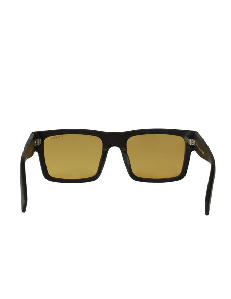 Prada SPR 19WS 1BO-0B7 Square Shape Black Matte Ambar