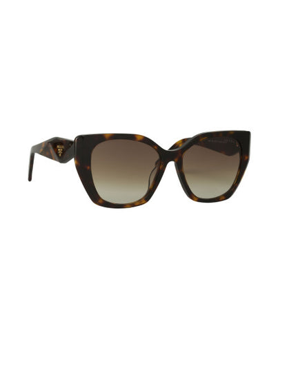 Prada SPR 19Z 2AU-6S1 Square Shape Carey Cafe Degradado