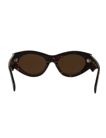 Prada SPR 20Z 2AU-6S1 Oval Shape Carey Cafe