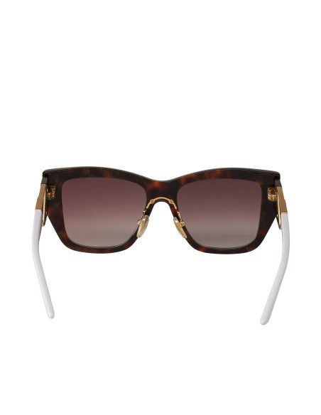 Prada SPR 21Y 07R-6S1 Square Shape Tortoise White