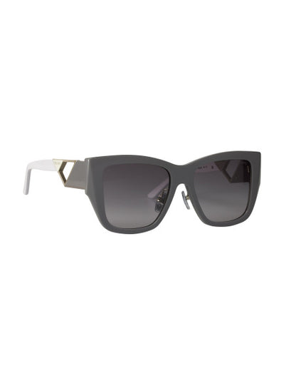 Prada SPR 21Y 07Z-08I Square Shape Gris Blanco