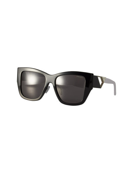 Prada SPR 21Y 1AB-5S0 Square Shape White Black