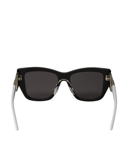 Prada SPR 21Y 1AB-5S0 Square Shape White Black