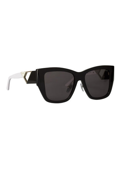 Prada SPR 21Y 1AB-5S0 Square Shape White Black