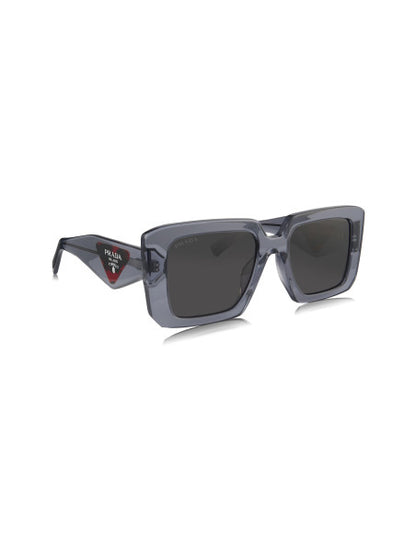 Prada SPR 23YS 19O-70B Square Shape Transparent Graphite