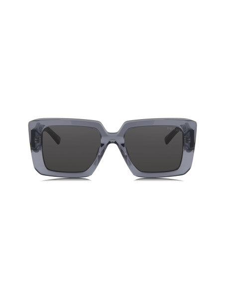 Prada SPR 23YS 19O-70B Square Shape Transparent Graphite