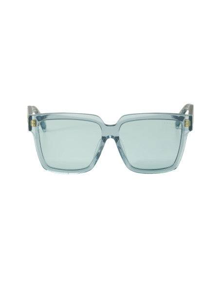 Prada SPR 24Z 15I-02F Square Shape Blue Gold