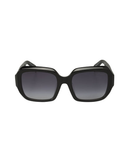 Prada SPR 28ZS 16K-09A Square Shape Black Silver