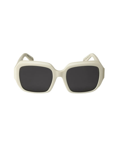 Prada SPR 28ZS 17K-08Z Square Shape White Silver