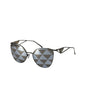 Prada SPR 50ZS 1AB-03T Irregular Black Silver Tampo Triangles