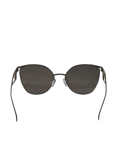 Prada SPR 50ZS 1AB-03T Irregular Black Silver Tampo Triangles