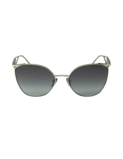 Prada SPR 50ZS 1BC-09S Irregular Sunglasses Silver Gray Gradient