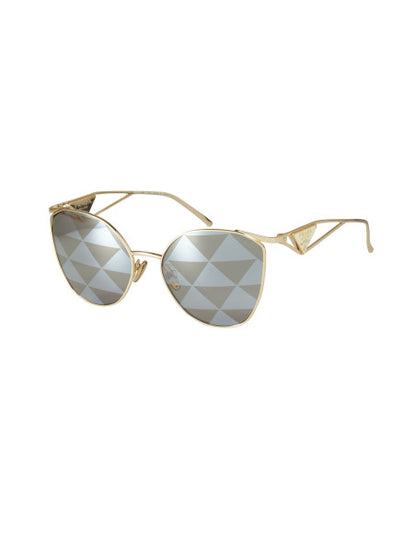 Prada SPR 50ZS ZVN-04T Irregular Pale Gold Tampo Triangles
