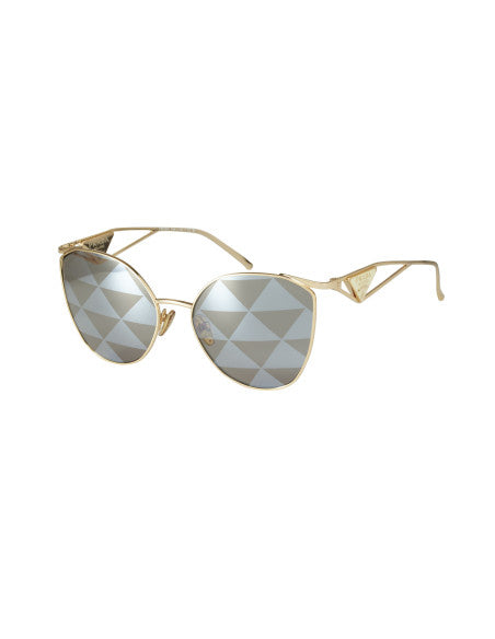 Prada SPR 50ZS ZVN-04T Irregular Pale Gold Tampo Triangles