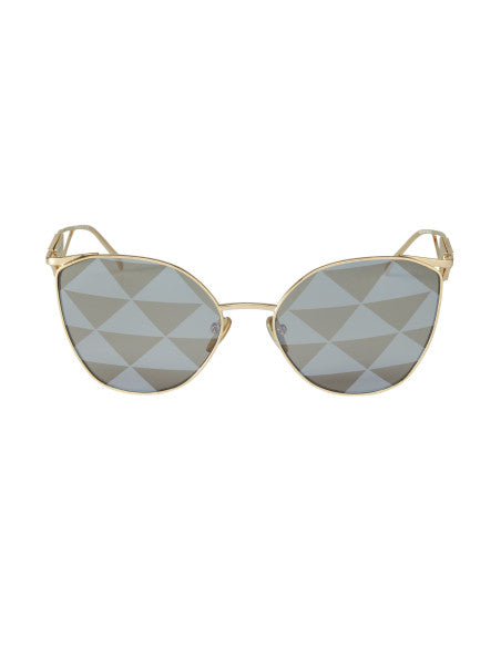 Prada SPR 50ZS ZVN-04T Irregular Pale Gold Tampo Triangles