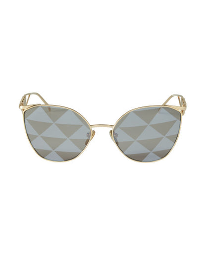 Prada SPR 50ZS ZVN-04T Irregular Pale Gold Tampo Triangles