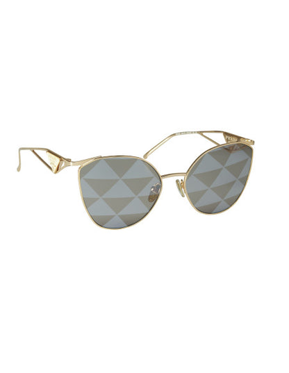 Prada SPR 50ZS ZVN-04T Irregular Pale Gold Tampo Triangles