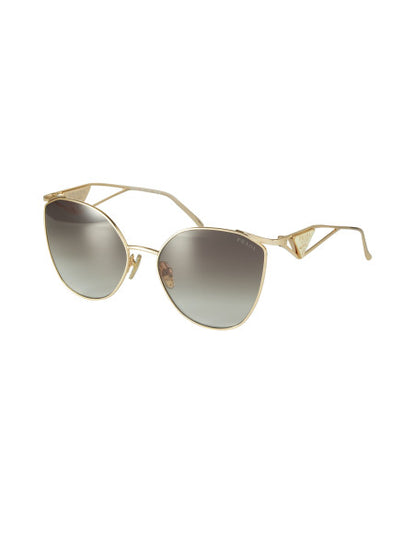 Prada SPR 50ZS ZVN-3D0 Irregular Pale Gold Brown Gradient
