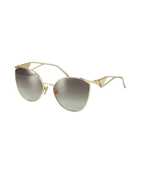 Prada SPR 50ZS ZVN-3D0 Irregular Pale Gold Brown Gradient