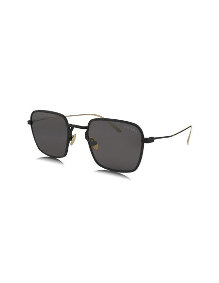 Prada SPR 54WS 04Q-5S0 Square Titanium Matte Black