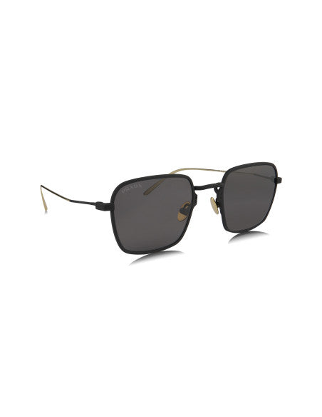 Prada SPR 54WS 04Q-5S0 Square Titanium Matte Black