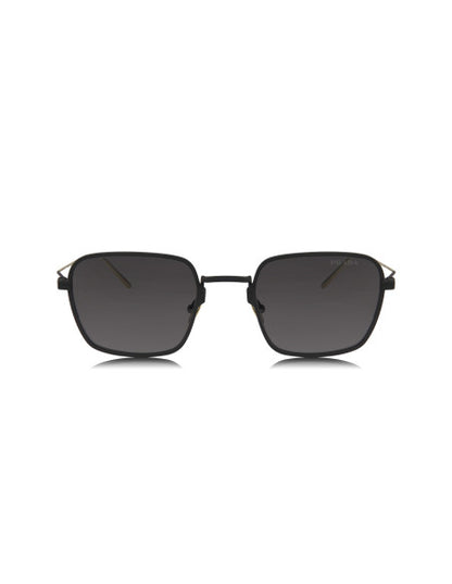 Prada SPR 54WS 04Q-5S0 Square Titanium Matte Black