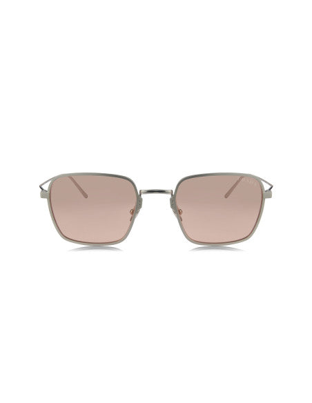 Prada SPR 54WS 05Q-03F Square Titanium Dark Pink