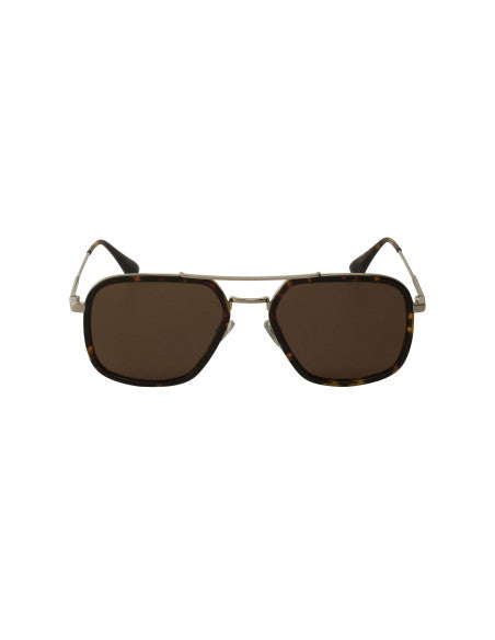 Prada SPR 57XS 01A-8C1 Aviator Square Coffe Tortoise