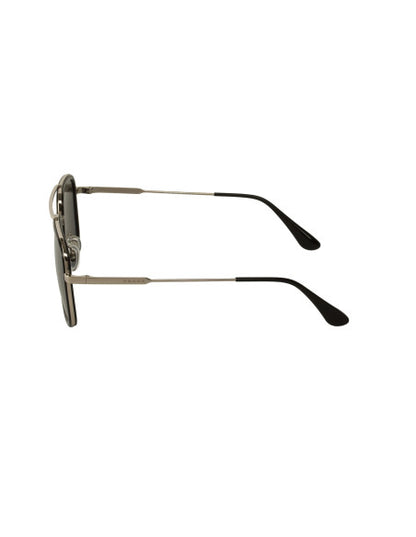 Prada SPR 57XS M4Y-5S0 Aviator Square Black Silver