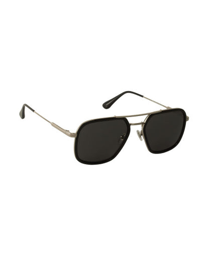 Prada SPR 57XS M4Y-5S0 Aviator Square Black Silver