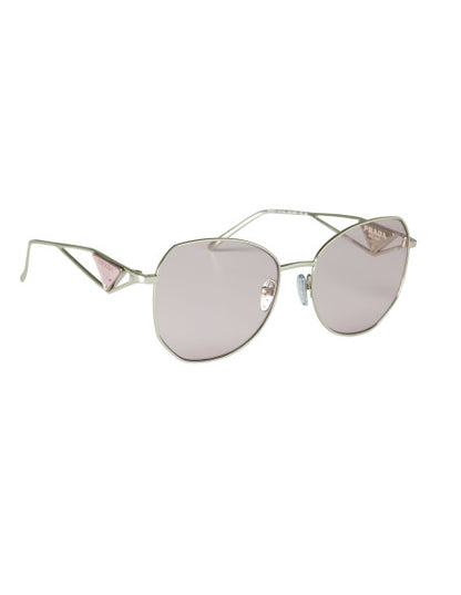 Prada SPR 57YS 1BC-06R Butterfly Shape Pink Silver