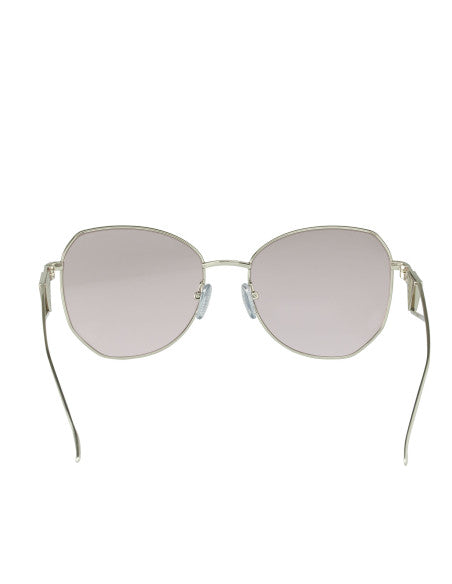 Prada SPR 57YS 1BC-06R Butterfly Shape Pink Silver