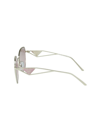 Prada SPR 57YS 1BC-06R Butterfly Shape Pink Silver