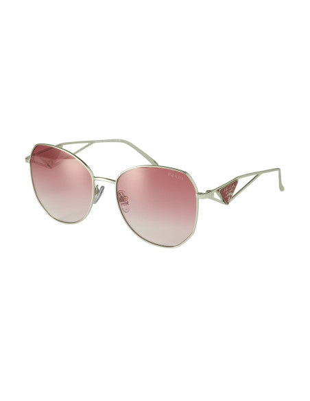 Prada SPR 57YS 1BC-09Q Butterfly Shape Silver Pink Gradient