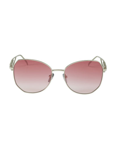 Prada SPR 57YS 1BC-09Q Butterfly Shape Silver Pink Gradient