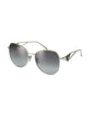 Prada SPR 57YS 1BC-5D1 Butterfly Shape Silver Grey Shaded