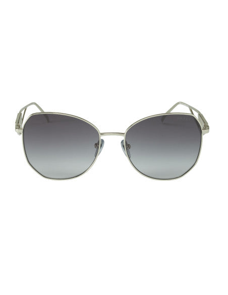 Prada SPR 57YS 1BC-5D1 Butterfly Shape Silver Grey Shaded