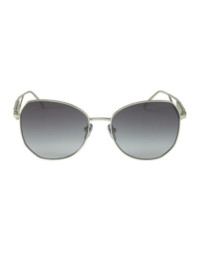 Prada SPR 57YS 1BC-5D1 Butterfly Shape Silver Grey Shaded