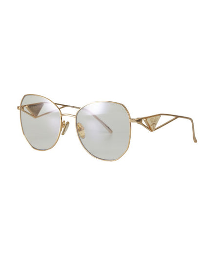 Prada SPR 57YS ZVN-08N Butterfly Shape White Gold
