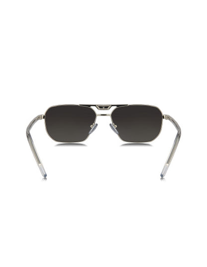 Prada SPR 58Y 1BC-02R Square Shape Silver Mirror