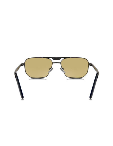 Prada SPR 58Y 1BO-0B7 Square Shape Yellow Black