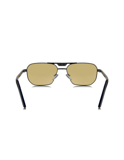 Prada SPR 58Y 1BO-0B7 Square Shape Yellow Black