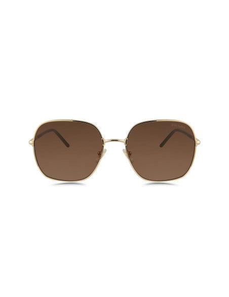 Prada SPR 67XS ZVN-01T Square Shape Coffee Gold