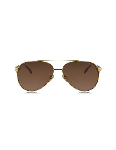 Prada SPR 73ZS 5AK-01T Piloto Gota Gold Brown