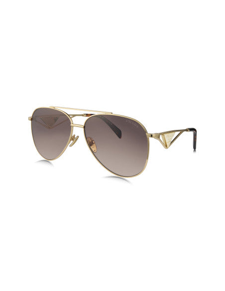 Prada SPR 73ZS ZVN-3D0 Piloto Gota Gradient Coffee