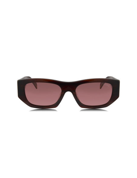 Prada SPR A01S 13O-80B Square Shape Red Havana