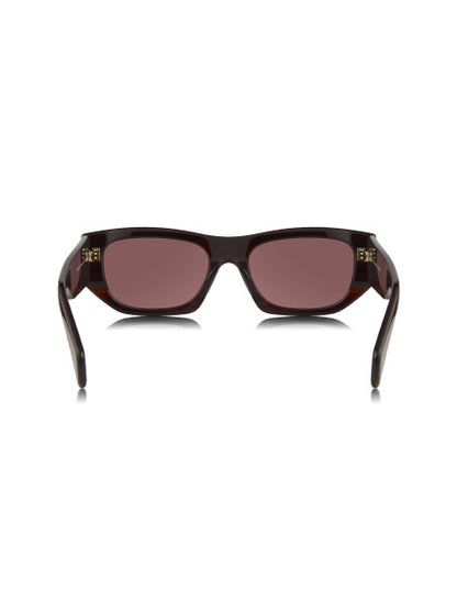 Prada SPR A01S 13O-80B Square Shape Red Havana