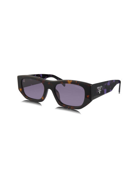 Prada SPR A01S 14O-50B Square Shape Havana Violet